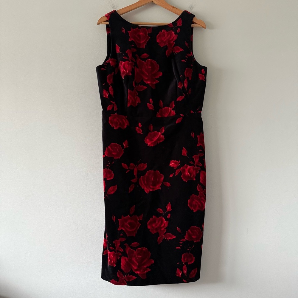 Talbots Velvet Dress Size 10 Dark‎ Romance Whimsigoth Grunge Fairy Goth Witch